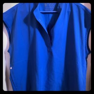 FIGS women’s scrub top Rafaela XL Royal Blue